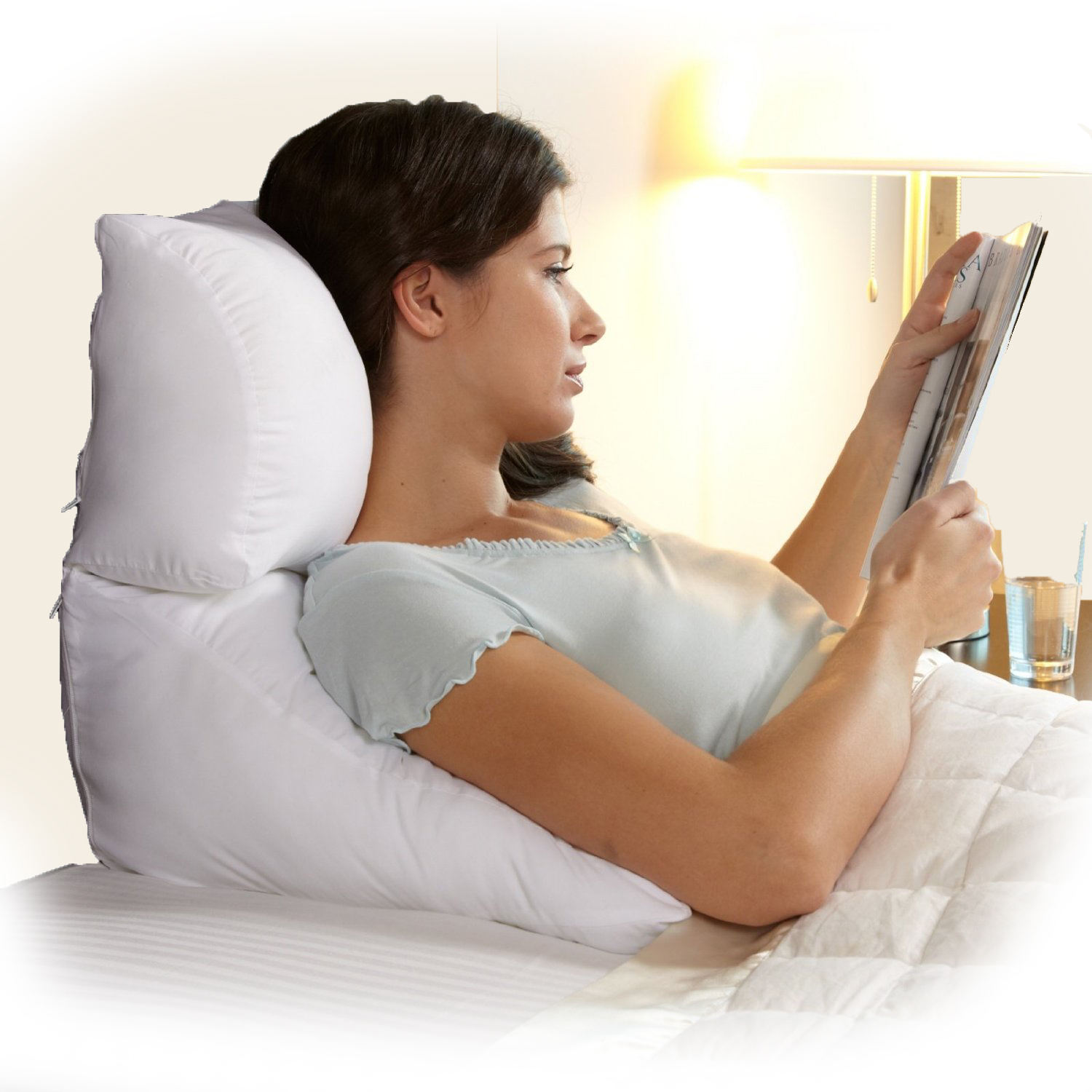 10-in-1 Flip Pillow Bed Wedge Pillow Contour Pillow