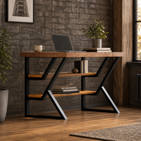 Pieds de table géométriques en fer Wekis, styles à cadre ouvert pour mobilier de salle à manger, de bureau et de conférence, vente en gros, fourniture pour projets personnalisés
