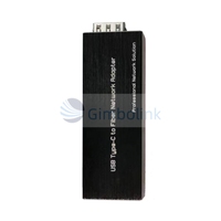 Conmutador y Convertidor de Fibra Óptica Industrial, Mini USB Tipo-C 3.0 a SFP RJ45, Adaptador de Red de Fibra Óptica Gigabit, Conmutador Ethernet