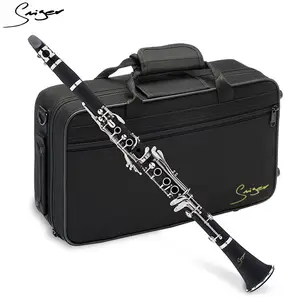 Instrumentos musicais de desempenho ao ar livre fabricantes 17-chave abs clarinete