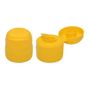 28/410 custom plastic flip top honey sauce oil squeeze sport bottle lids