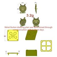Boutons-pression métalliques personnalisés pour vêtements, logo mode, boutons-pression dorés, breloques, boutons en jean personnalisés avec strass, sans nickel