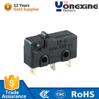 Mini micro-interrupteur à montage latéral série Yongxing KW11 5A 250VAC étanche pour appareils
