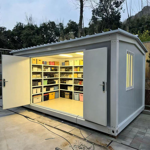 Maison préfabriquée industrielle moderne <span class=keywords><strong>de</strong></span> 20 pieds et 40 pieds avec construction en panneaux sandwich, structure durable pour usage familial et hôtelier - Product Image 6