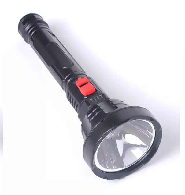Rechargeable ABS Waterproof Super Bright LED Flashlight for Night Camping Outdoor Activity Tactical Flashlight