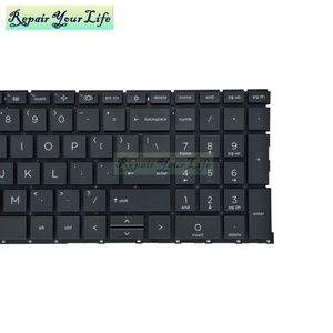 Chúng Tôi Tiếng Anh Anh Anh Đèn Nền Máy Tính Xách Tay Bàn Phím Cho HP <span class=keywords><strong>450</strong></span> G8 Zbook POEWR-G7 POEWR-G8 HSN-Q26C 650 G8 Bàn Phím Mới Màu Đen - Product Image 4