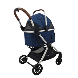 รถเข็นสัตว์เลี้ยงแบบพับได้ Mamago 201 กันน้ำ ได้รับการรับรองจากสายการบิน ล้อ 4 ล้อ สำหรับสุนัขและแมว พกพาสะดวก น้ำหนักเบา ขนาดเล็ก - Product Image 3