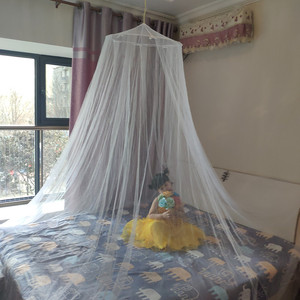 Princesse ronde cerceau lit transparent <span class=keywords><strong>moustiquaire</strong></span> moins cher prix usine approvisionnement en gros 1250X250 cm pour le Camping des enfants - Product Image 4