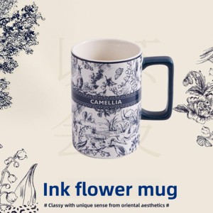Tasses à café en céramique de luxe créatives, design moderne haut de gamme, cadeaux d'affaires pour couples, cadeau d'anniversaire pour elle, bureau à domicile, motif étoile - Product Image 3