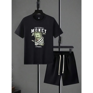 Men's T-Shirt <b>Sets</b> Custom Logo Polyester Low MOQ Hot Selling Product - Product Image 4