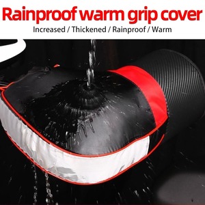 Cubierta de manija gruesa impermeable de otoño e invierno para bicicletas de carretera, vehículos eléctricos y motocicletas, calidez cómoda - Product Image 4
