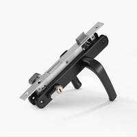 Corps de serrure à mortaise large à point unique 9220 avec cylindre de serrure à ressort à rouleaux en acier, loquet pour porte en aluminium, corps de serrure LKB007
