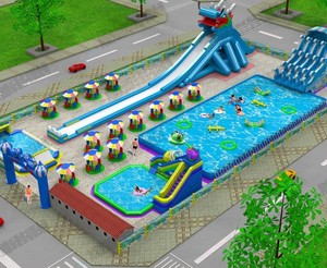 Nhà Máy Giá Nhà sản xuất <span class=keywords><strong>Inflatable</strong></span> công viên nước với hồ bơi lớn <span class=keywords><strong>Inflatable</strong></span> công viên nước người lớn <span class=keywords><strong>Inflatable</strong></span> ướt trượt trượt - Product Image 6