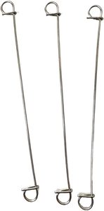 <span class=keywords><strong>16</strong></span> <span class=keywords><strong>calibre</strong></span> <span class=keywords><strong>galvanizado</strong></span> 1000 piezas 6 pulgadas plata construcción esgrima alambre rollo 1000 piezas 6 pulgadas doble bucle Alambre de hierro alambre - Product Image 2