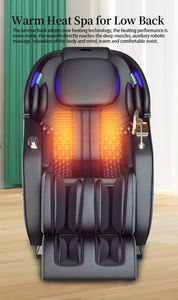 Fabrikdirektverkauf Günstiger Entspannungs-Gesundheitspflege-Ganzkörper-Massagesessel mit Shiatsu-Fußroller und Knetfunktion für Schönheitsanwendungen - Product Image 6