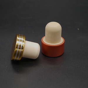 Tapa de corcho con estampado personalizado, tapón de corcho para botella de vino de <span class=keywords><strong>750</strong></span> ml, 500 ml, color dorado, 19 mm - Product Image 3