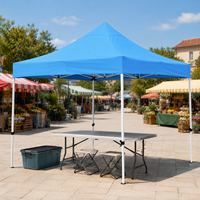 Tente à auvent facile à monter 3x3 3x6 avec structure en fer, en PVC Oxford, imperméable, protection UV, pour événements extérieurs, expositions, intérieur, toutes saisons