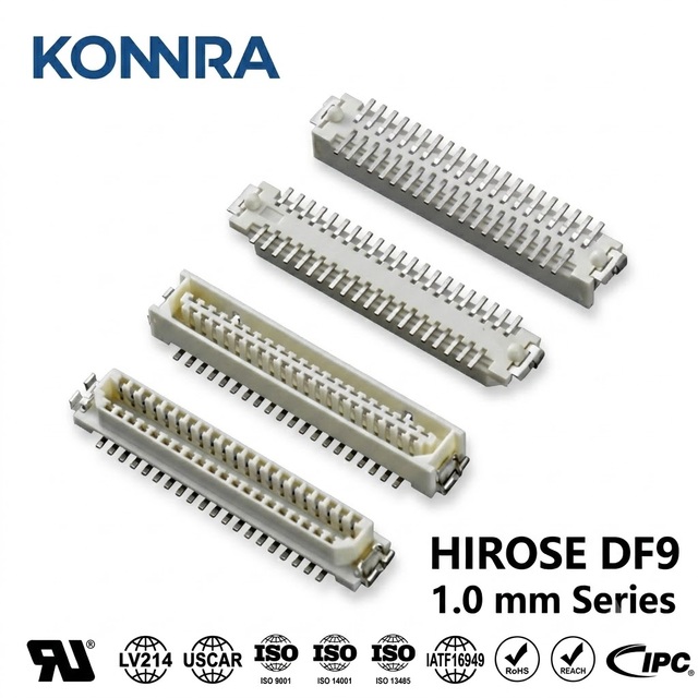 1.0mm Pitch Board to Board Connector DF9 Series 31 41 51 Pin SMT Type Alternative to Hirose DF9-31P-1V DF9-41P-1V DF9-51P-1V