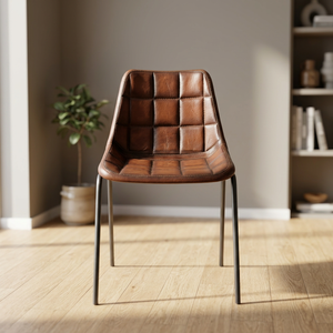 Chaise de salle à manger en velours industrielle et vintage avec siège convertible en velours, écologique et réglable pour la maison ou l'hôtel - Product Image 2