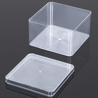 Boîte en acrylique SUNSHING Tiramisu avec couvercle, petits contenants à dessert, emballage en plastique pour pâtisserie, boîte transparente pour cupcakes, boîte à dragées pour mariage