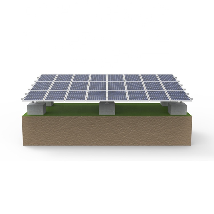 Solar Aluminium Panel Ground Mounted Racks Solar Panel Concrete Foundation Ground Mounting Structure · image 6