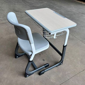 Ensemble de bureau et de chaise ergonomique pliable et durable pour le collège, pour une utilisation en classe, bureaux et chaises pour élèves - Product Image 3