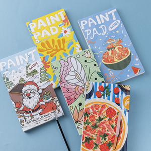 Ensemble de livre de peinture <span class=keywords><strong>aquarelle</strong></span> de mini poche Graffiti portable personnalisé bloc de peinture <span class=keywords><strong>aquarelle</strong></span> avec porte-plume pour enfants - Product Image 1