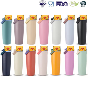 Ly giữ nhiệt 30oz mới, làm bằng thép không gỉ 304, dung tích lớn, thể thao, di động, có thể dùng làm ly giữ đá, ly uống nước có ống hút, thích hợp cho du lịch, có thể tùy chỉnh logo - Product Image 2