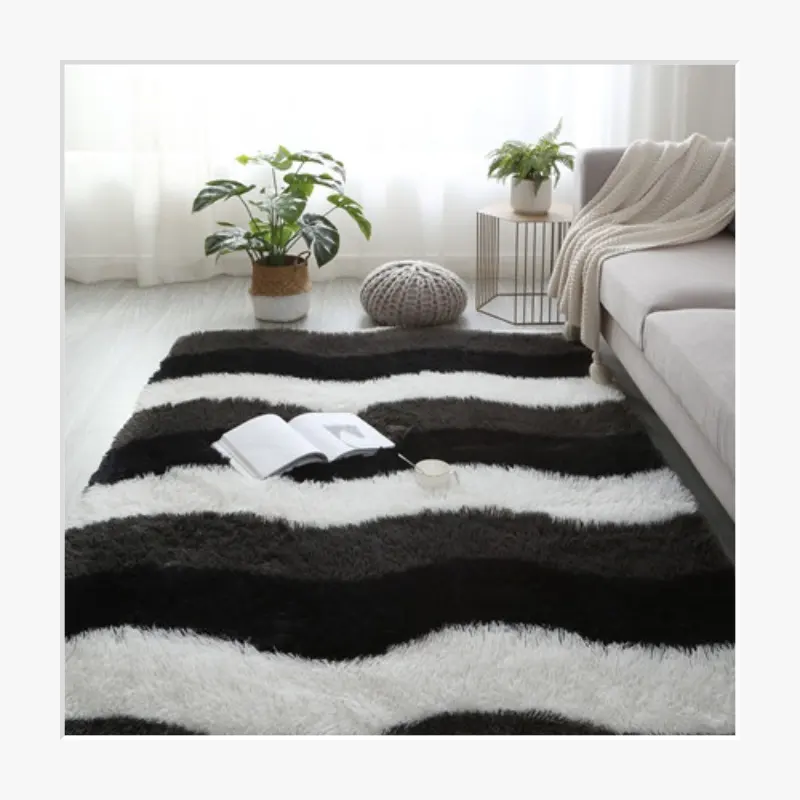 Fluffy Shag Area Rug for Living Room Non-Slip Cute Luxury Shaggy Floor Carpet Large Plush Furry Shag Rug Super Soft Fuzzy Carpet