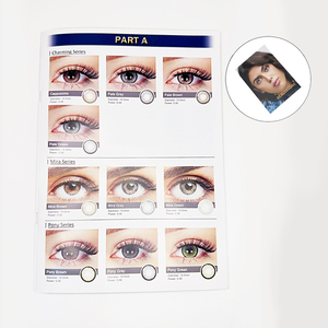 Wholesale Color <strong>Contact</strong> Lenses Paper Catalog Printing Catalog - Product Image 1