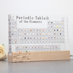 Tableau périodique des éléments en acrylique avec 83 spécimens d'éléments réels pour l'enseignement de la chimie et l'affichage scolaire - Product Image 4