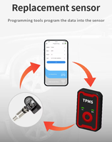 Mate TPMS programmeur A8 outil de programmation universel outil de capteur de pression des pneus pour 433Mhz 315Mhz pour voiture 95%