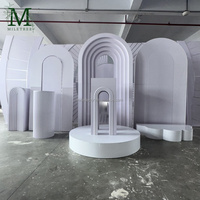 Support de toile de fond en PVC personnalisé, prix direct usine, pour la décoration de scène de mariage et d'anniversaire