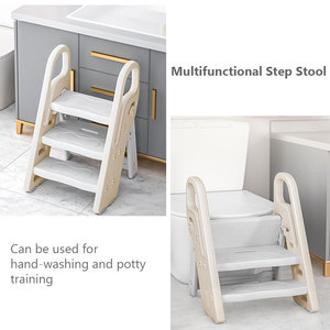 Torre de aprendizaje plegable de plástico para niños pequeños, contador de cocina para aprendizaje - Product Image 4