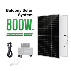 Sistema de almacenamiento de batería de litio DIY balcón PV 400-700W <span class=keywords><strong>Panel</strong></span> <span class=keywords><strong>Solar</strong></span> conjunto completo con <span class=keywords><strong>microinversor</strong></span> de <span class=keywords><strong>Panel</strong></span> <span class=keywords><strong>Solar</strong></span> de batería - Product Image 1