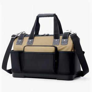 <span class=keywords><strong>Sac</strong></span> à outils en toile Oxford robuste - Spécial électricien et charpentier, grand <span class=keywords><strong>sac</strong></span> de transport portable avec plusieurs poches de rangement - Product Image 2