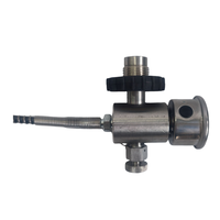 Adaptateur de valve de remplissage PCP G5/8 M18*1.5 avec manomètre en acier inoxydable/laiton, flexible et portable pour le remplissage de scaphandre/HPA