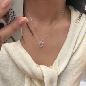 Elegante Collar de Plata Pura S925 con Pétalos Franceses, Versátil y Moderno para Caballeros de la Alta Sociedad - Product Image 3