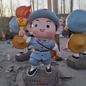 Sculpture de soldat de l'Armée Rouge en résine, à poser au sol en extérieur, durable, design traditionnel - Product Image 2