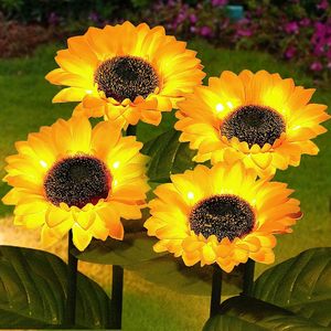 Patio al aire libre Camino Impermeable Girasol Jardín Césped Decoración Linternas solares - Product Image 3