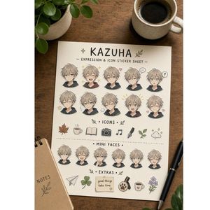 สติกเกอร์ลายการ์ตูนน่ารัก ลายกีฬา กาแฟ กล้อง หนังสือ ต้นไม้ แบบติดเอง วัสดุไวนิล สำหรับตกแต่งแล็ปท็อป ขวดน้ำ สมุดบันทึก และสมุดภาพ - Product Image 4