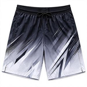 <b>Men</b> Printed <b>Shorts</b> Elastic Waist Drawstring Athletic <b>Short</b> Pants Gradient <b>Pattern</b> Sportswear - Product Image 4