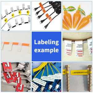 Bán tự động dây nhựa ống dây máy dán nhãn dây điện máy nhãn với máy in - Product Image 2