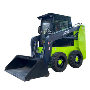 Mini Cargadora Jc35 Diésel con Ruedas, Verde, Radio de Giro Corto, para Uso en Huertos - Product Image 2