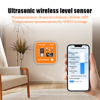 ME201RSP Panneau solaire Tuya APP Système sans contact Alarme sans fil Surveillance Compteur Précision sans fil Capteur de niveau d'eau