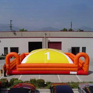 Jeux gonflables de sport de défi de roi de la colline de rebond gonflable de nuage d'air mou gonflable - Product Image 3