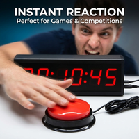 Minuteur de jeu interactif pour simulateur d'arcade, distributeur de prix, avec affichage numérique LED, défi de 10 secondes pour machine de jeu