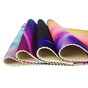 Toptan çevre dostu özel baskılı desen lamine kumaş süblimasyon boş 3mm neopren malzeme kauçuk tekstil kumaş - Product Image 1