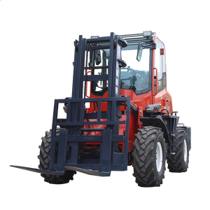 יצרן <span class=keywords><strong>4</strong></span> x4 כל השטח סולר מלגזה 3 טון <span class=keywords><strong>4</strong></span> טון 5 טון משאיות מחוץ לכביש מלגזה עם גובה 3 מ 'מזלג - Product Image 1
