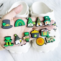 Breloques de chaussures populaires pour la Saint-Patrick, breloques de chaussures vertes tendance pour le festival de la Saint-Patrick, breloques de chaussures vertes porte-bonheur pour la fête de la bière, breloques de chaussures vertes pour la Saint-Patrick.